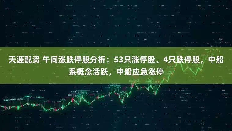天涯配资 午间涨跌停股分析：53只涨停股、4只跌停股，中船系概念活跃，中船应急涨停